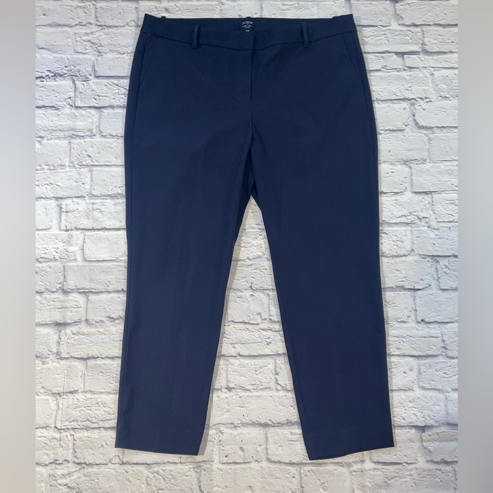 J Crew Slim cropped Ruby pant in stretch twill